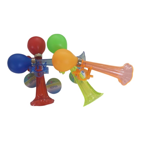 MIZOO ΚΟΡΝΑ ΚΛΑΞΟΝ ΠΟΔΗΛΑΤΟΥ ΠΛΑΣΤΙΚΟ ΣΕ 4 ΧΡΩΜΑΤΑ 19CM 1322-38